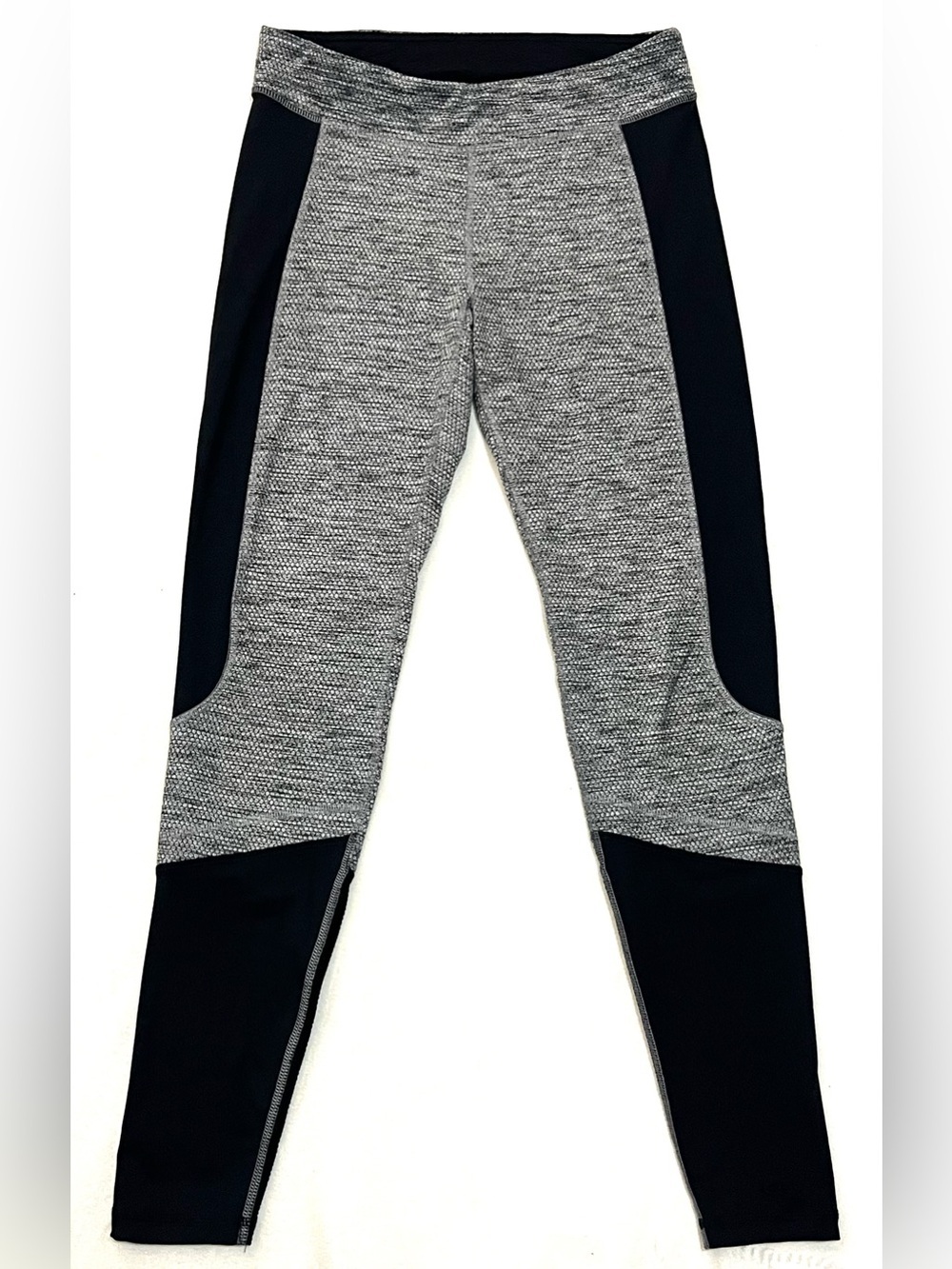 Champion Black and Gray Textured Athletic Leggings Women’s Small - Picture 1 of 15
